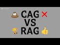CAG vs RAG: The Ultimate AI Speed Showdown (With Real Test Results!)