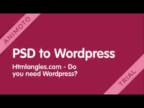 PSD to bootstrap wordpress