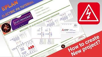 How to create new project in EPLAN Electric P8 I EPLAN for Beginners I ElectroVerse