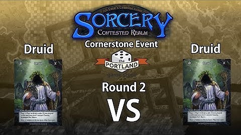 Sorcery Cornerstone at Portland Game Store | Swiss Round 2 | Druid vs Druid 11/09/25