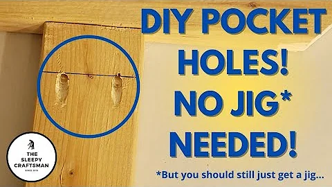 Make pocket holes without a jig!