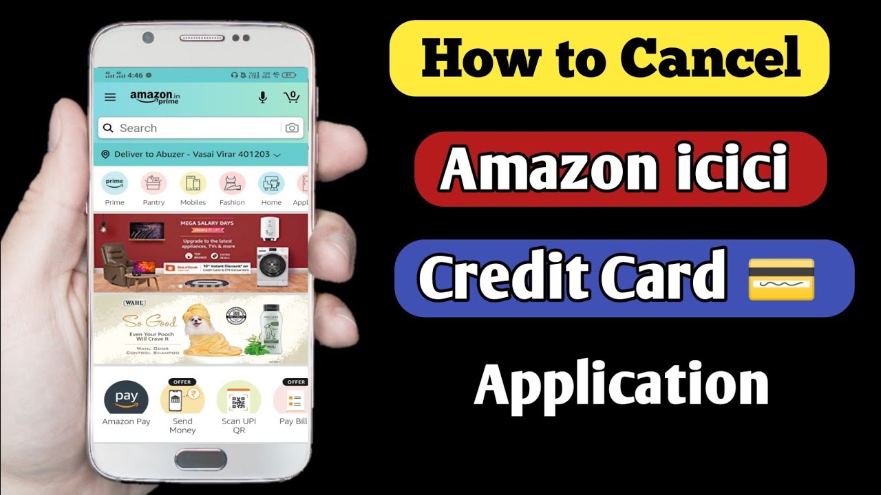 How To Cancel Amazon Icici Credit Card Application YouTube How To Cancel Amazon Icici Credit Card Application YouTube