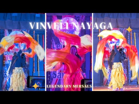 Vinveli Nayaga - Fan Dance performance - Mersal girls