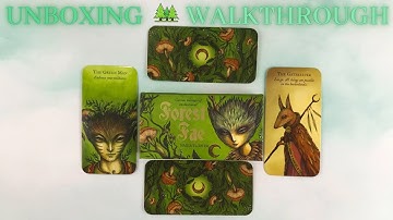 Forest Fae Messages 🌲 Curious Messages of Enchantment Oracle Deck Unboxing, Oracle Cards Walkthrough