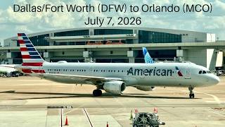 American Airlines: Dallas/Fort Worth to Orlando July 7, 2026