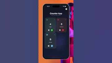 🎯 SwiftUI Counter Tracker App | Beautiful & Interactive UI!