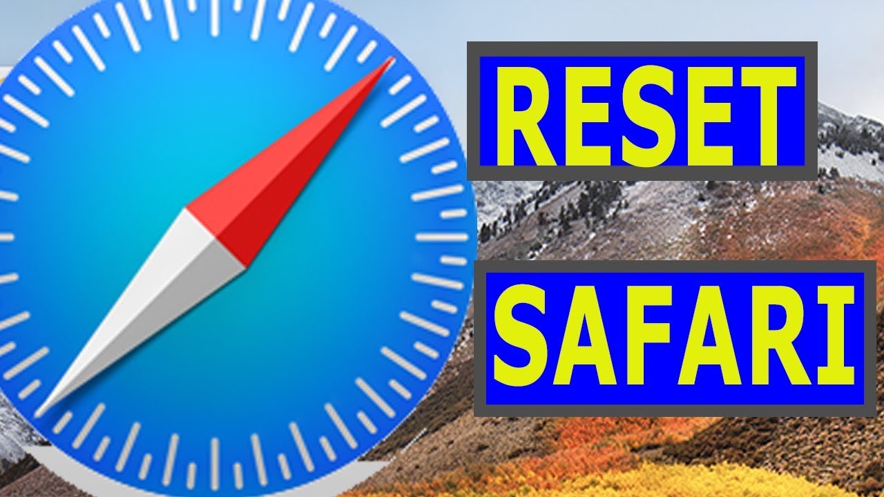 how to reset safari