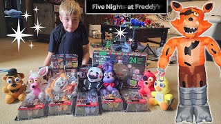 Huge New Five Nights at Freddy's Toys Unboxing Video! Plus Inflatable Foxy!