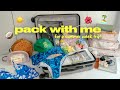 pack with me! (ft. muji suitcase)