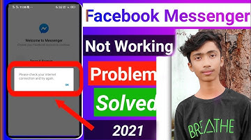Messenger Please Check Your Internet Connection And Try Again ! Messenger Problem Solve!