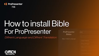 🔴 2026 ProPresenter 7.16 Bible Installation Guide: Multi-Language & Multi-Translation