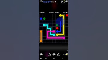 How To Solve Flow Free Bridges 9x9 Mania Pack Level 89 Board Walk Through Solution Walkthrough