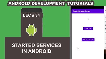 Started Services Example in Android  | 35 | Android Development Tutorial for Beginners
