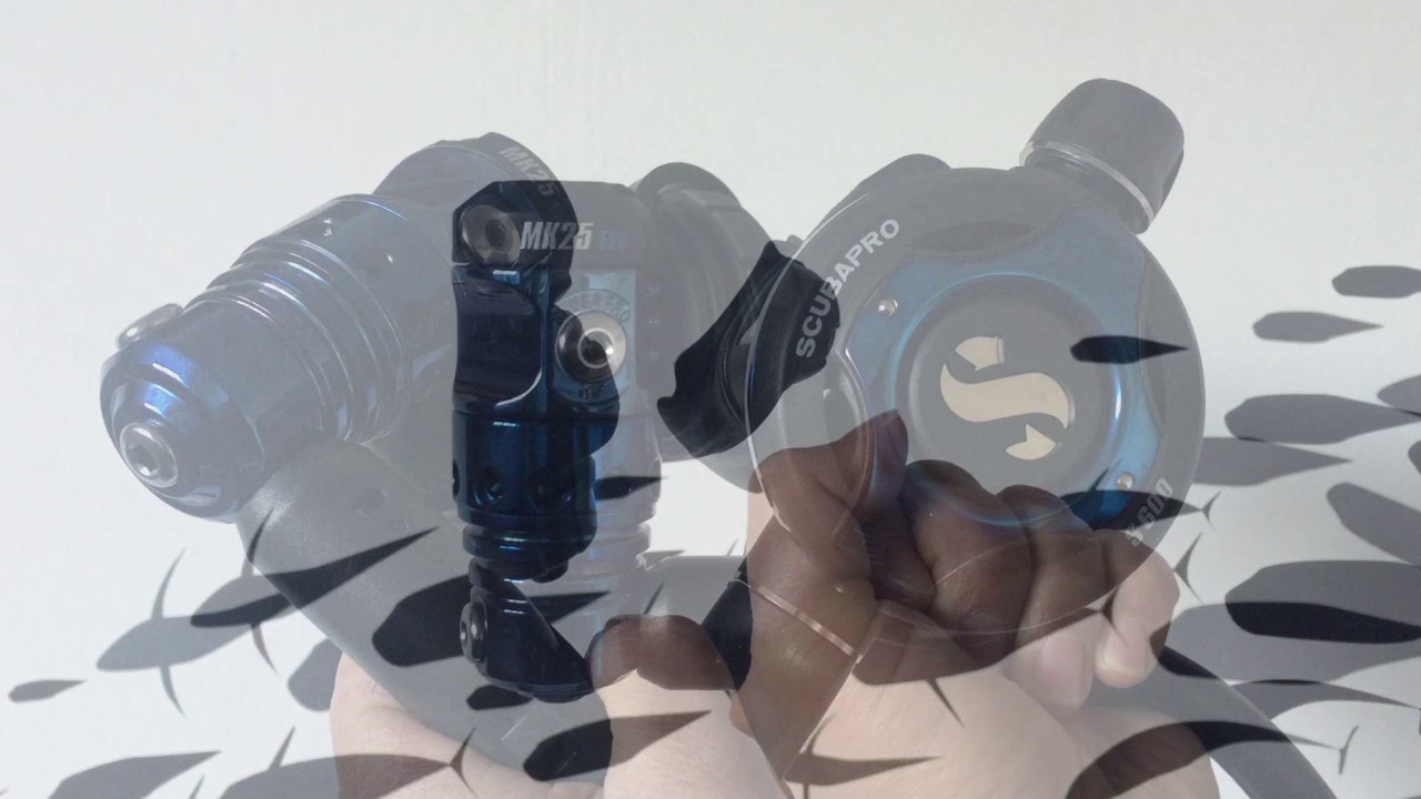 Scubapro MK25 EVO S600 Deep Blue Titanium Core Regulator YouTube