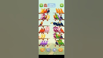 Bird sort puzzle walkthrough #viral #shorts #trending #short #birds