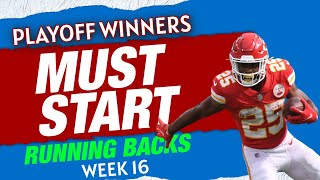 Running Backs Start Em Sit Em - Fantasy Football Week 16
