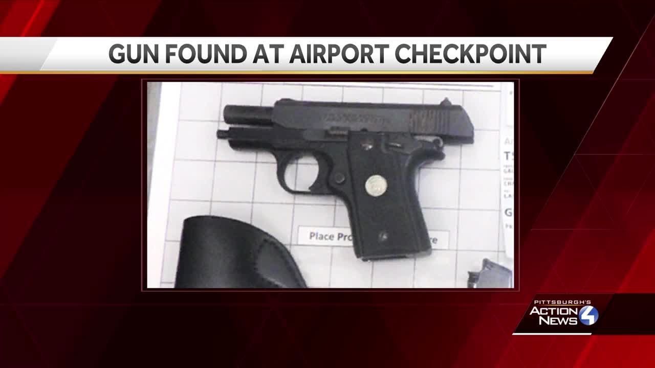 Gun found by TSA at Pittsburgh International Airport - YouTube