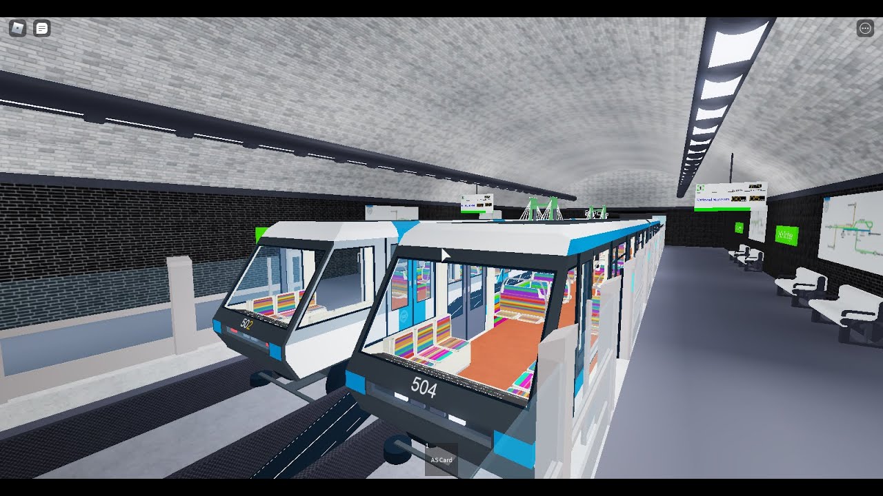 ROBLOX) Automated Underground Metro Line (The Plaza Subway) 