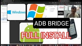 adb bridge install - windows 11,  motorola f10