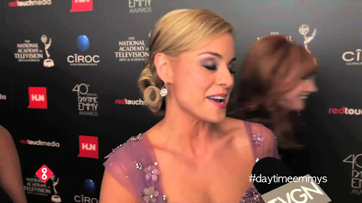 Jessica Collins of The Young and The Restless at the 2013 Daytime Emmys