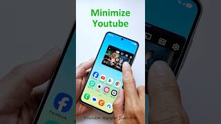 How to minimize youtube on android phone