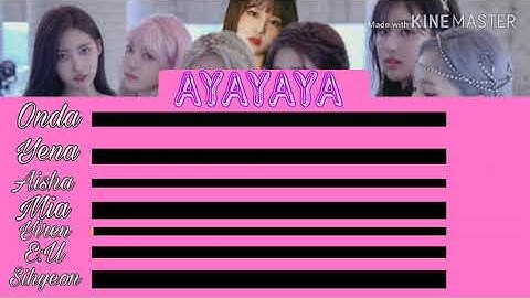 Everglow with Yena - Ayayaya (Iz*one)