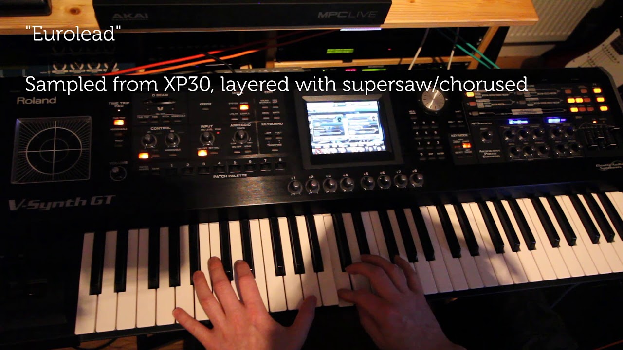 Roland V Synth Trance Supersaw Rave Stabs Sfx And More Youtube