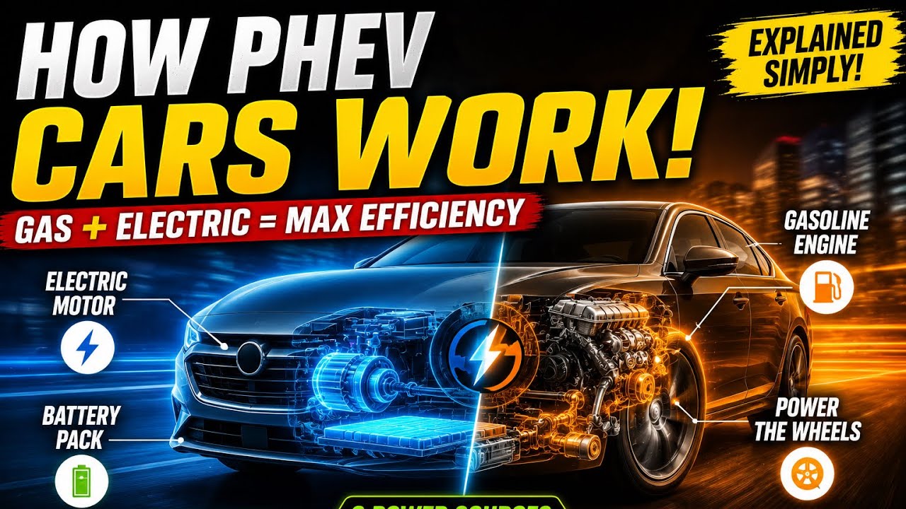 How Plug-In Hybrid Cars REALLY Work (PHEV Explained Simply)