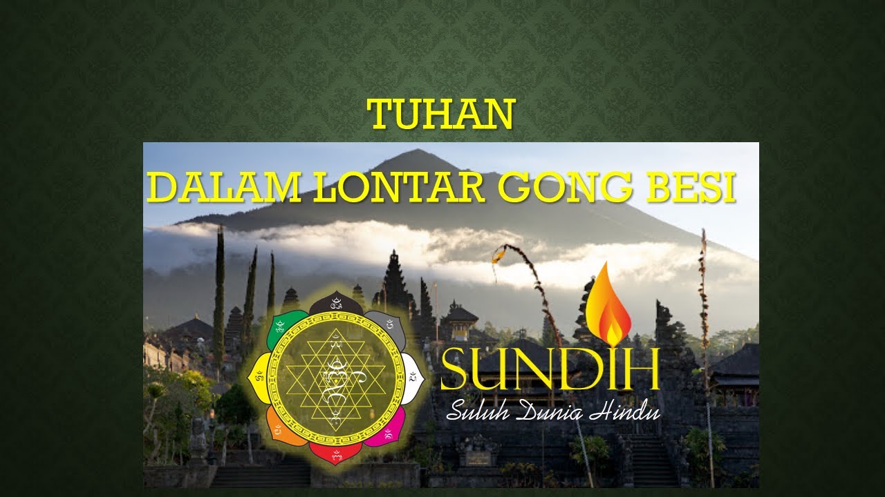 Tuhan dalam Lontar Gong Besi