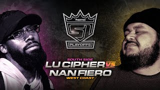 KOTD - Rap Battle - Lu Cipher vs Nan Fiero | #KOTDS1 Playoffs Rd. 1