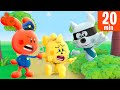 Cueio Pretend play Cops And Robbers ! - Cueio The Bunny Cartoons for Kids