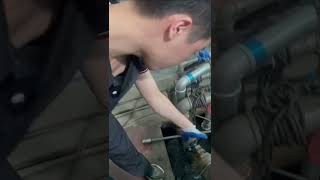 💧 4” deep well pump – last check before shipping.
