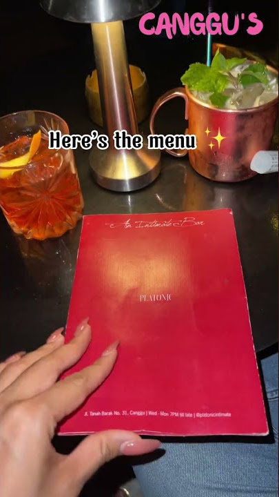 Canggu's Bali - Platonic Intimate, Hot Spot Intimate Bar in Canggu