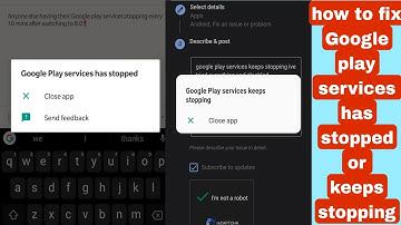 Fix samsung Google play services has stopped 2023 | Google play services keeps stopping samsung