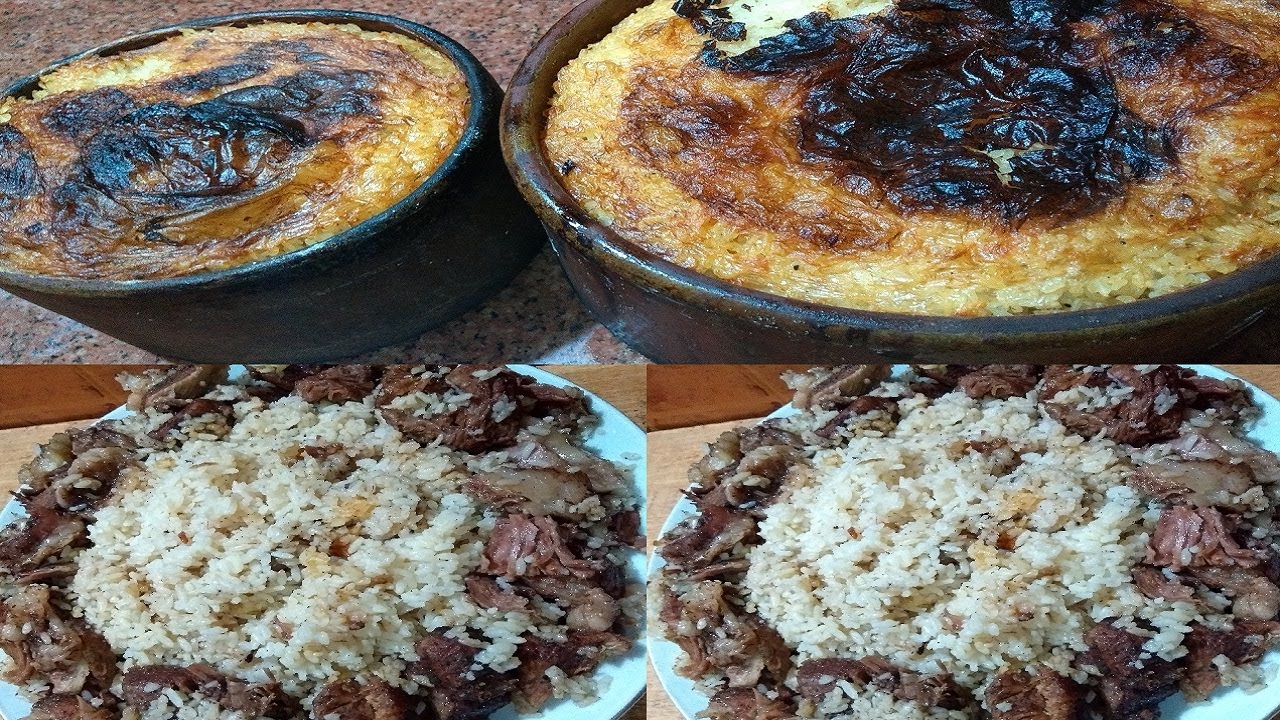 طاجن الارز المعمر باللحمه البقرى // برام اللحمه المدفونه فى الارز // طواجن الرز باللحمه