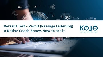 Versant Part D – Passage Listening & Comprehension Tips | ネイティブが実演＆解説！