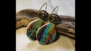 Tuto polymer clay : bois coloré facile