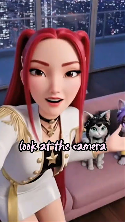 Try looking towards the camera😍♥️✨ #kpopdemonhunter #huntrix #kpop #shorts #hunter