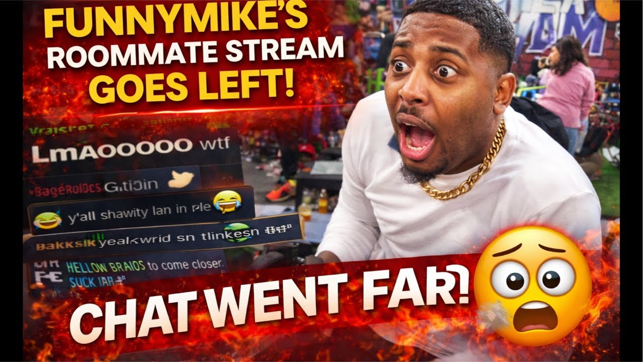 FUNNYMIKE’S 24 HOUR ROOMMATE STREAM GOES LEFT 😳 (Blind Date + Goat Yoga Chaos)