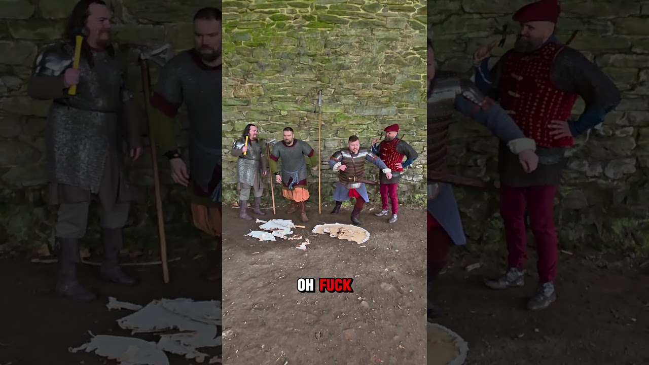 DISCLAIMER: NO ONE WAS HURT IN THE MAKING OF THIS. #medieval #cosplay #history #viking #knight