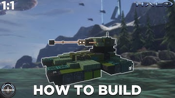 UNSC Scorpion tank | Minecraft Halo tutorial