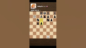 Beating Valkyrie bot with just One Queen #chess #clashofclans #coc #checkmate #bot #shorts