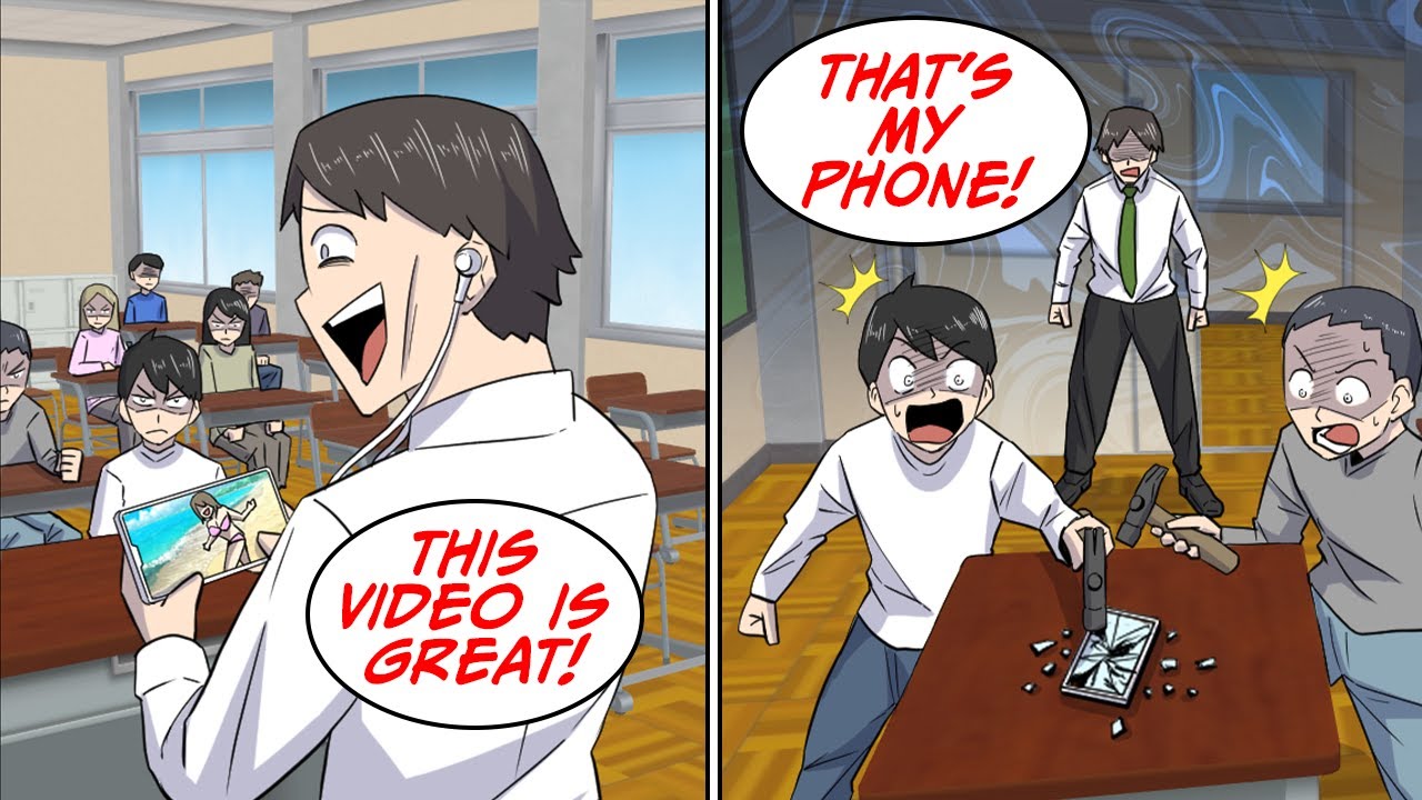 We were frustrated by a teacher who only looked at his phone during class... [Manga Dub]