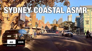 SUNRISE DEEP FOCUS | Woolloomooloo → Coogee Beach | Sydney Drive 4K HDR 60FPS