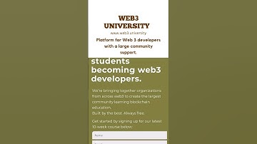 Learn  for free about Crypto, Blockchain, De-fi,Dapps, DAOs and more