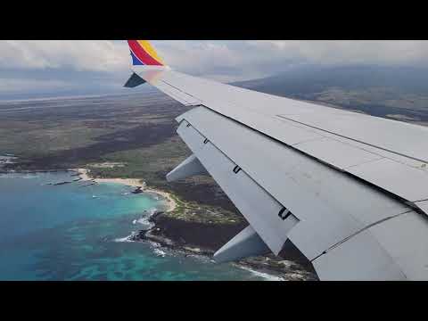 Video: Leti li Southwest Airlines za Kona Hawaii?