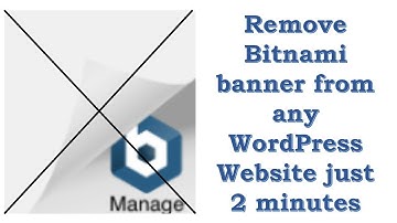 Remove Bitnami banner from any WordPress Website in just 2 minutes.
