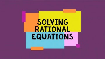 Precalculus: 11.3 Solving Rational Equations