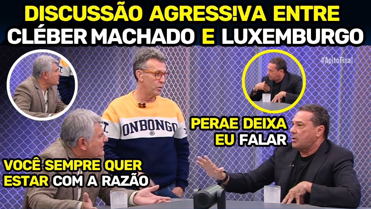 🚨 BATE BOCA AGRESS!VO de LUXEMBURGO e CLÉBER MACHADO no PROGRAMA do CRAQUE NETO