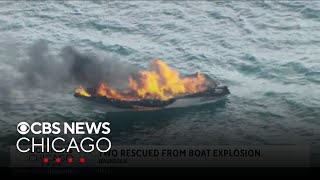 Famous Two rescued from boat after explosion on Lake Michigan Profile